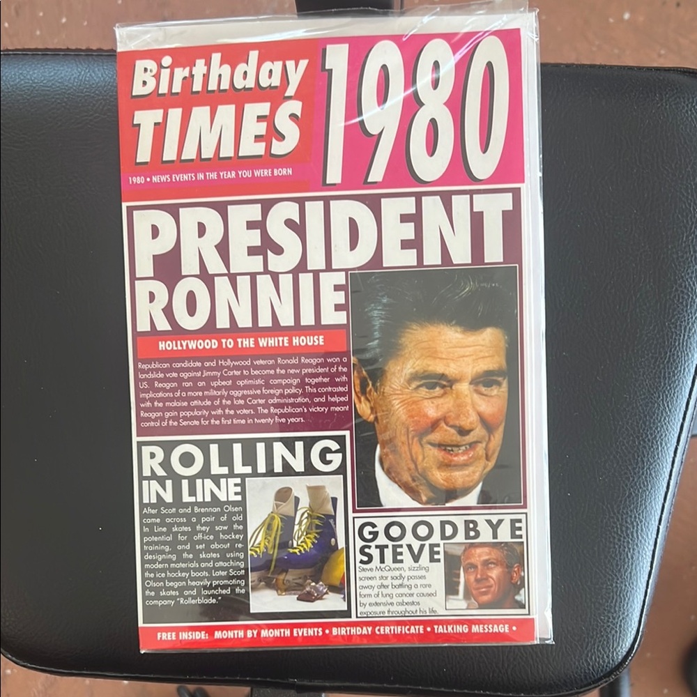 1980 Birthday Times Magazine Cover